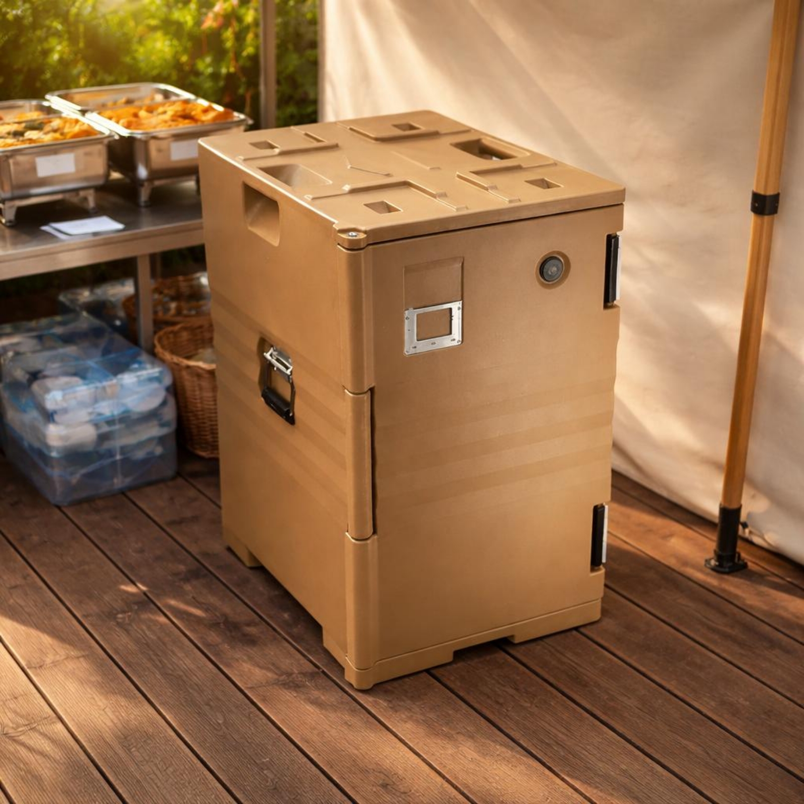 Insulated Food Box Metal Latch - Food Storage Box Large ulasan dan harga