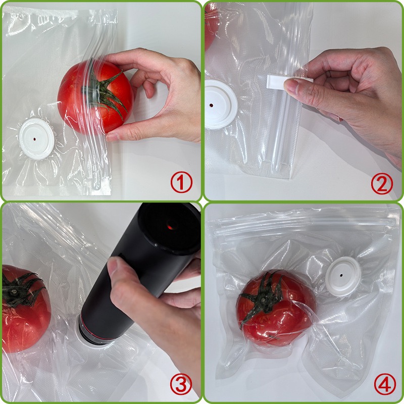 New Reusable Air Vacuum Storag - Food Storage Bags Reusable ulasan dan harga