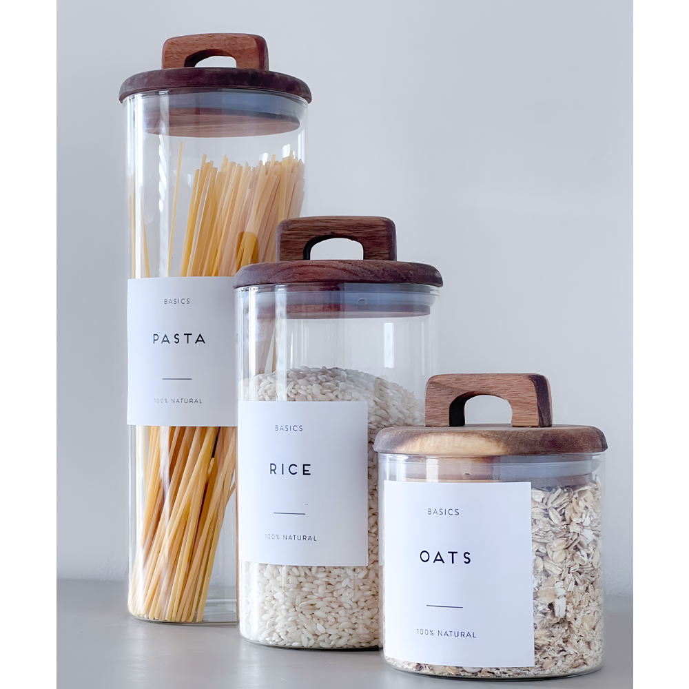 Personalized, Custom Labels,Wa - Food Storage Canister ulasan dan harga