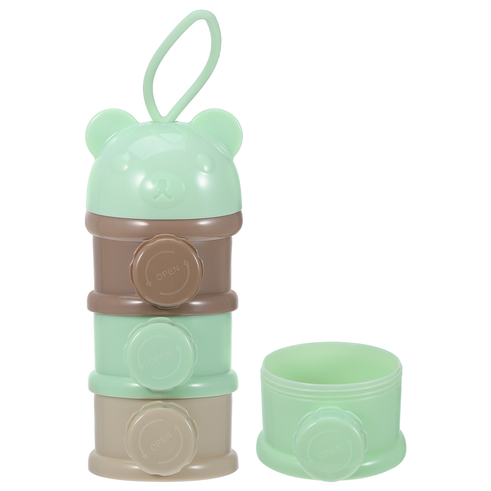 4-Layer Portable Baby Milk Pow - Food Storage Baby ulasan dan harga