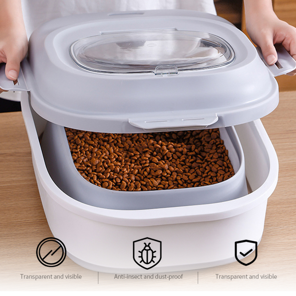 Collapsible Dry Cat Food Box 2 - Food Storage Box Large ulasan dan harga