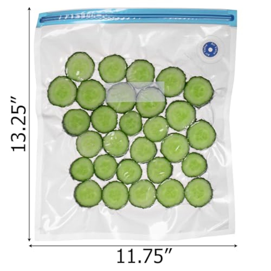 12 x 13 Set of 12 Reusable Air - Food Storage Bags Reusable ulasan dan harga