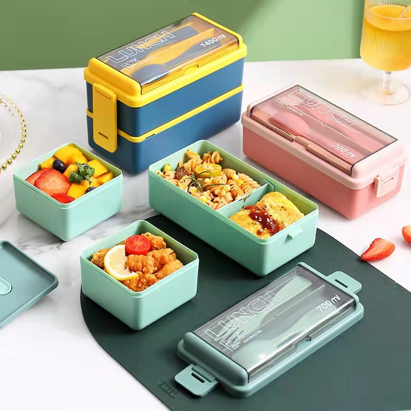 Portable Lunch Box For Kids Wi - Food Storage No Plastic ulasan dan harga