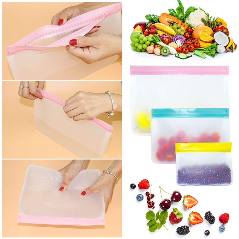 Reusable Food Storage Bag Upgr - Food Storage Ziploc Bags ulasan dan harga