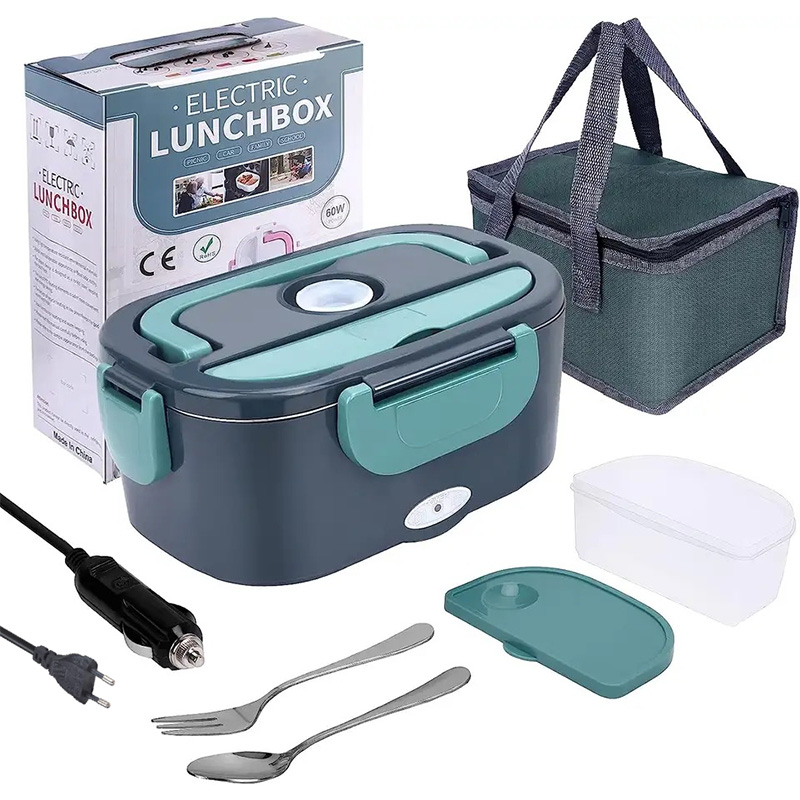 1.5 L 60W Electric Lunch Box F - Portable Food Warmer ulasan dan harga