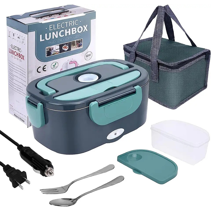 1.5 L 60W Electric Lunch Box F - Portable Food Warmer ulasan dan harga
