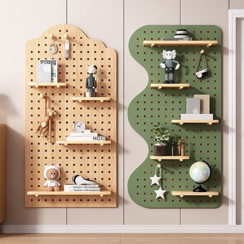 Wooden Cavities Board Wall She - Food Storage And Organizer ulasan dan harga