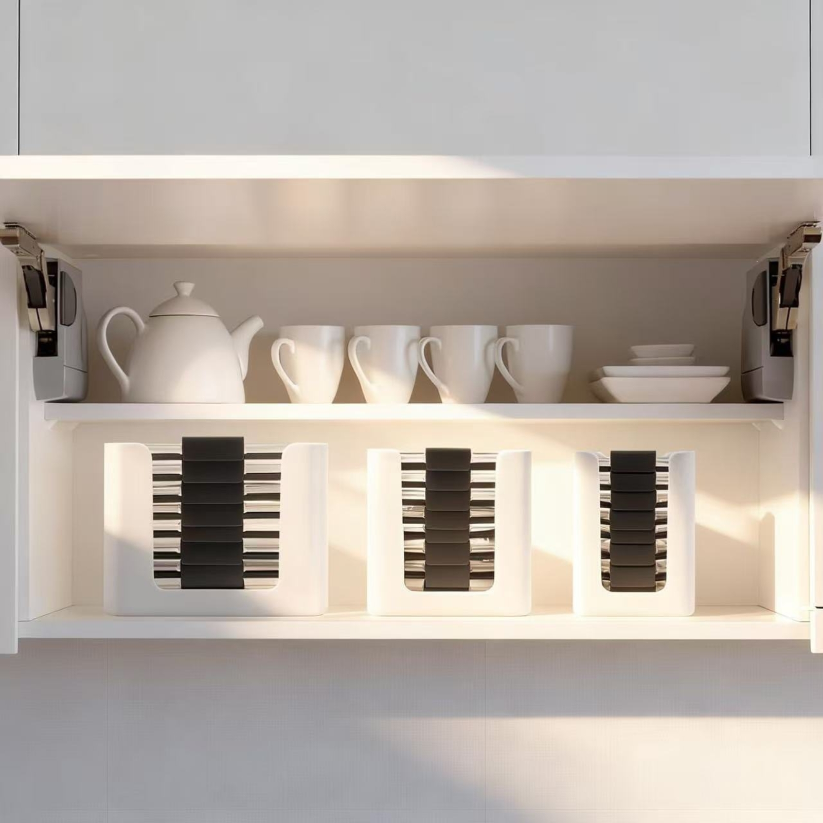 3 Pieces Lid Storage Rack Rect - Food Storage And Organizer ulasan dan harga